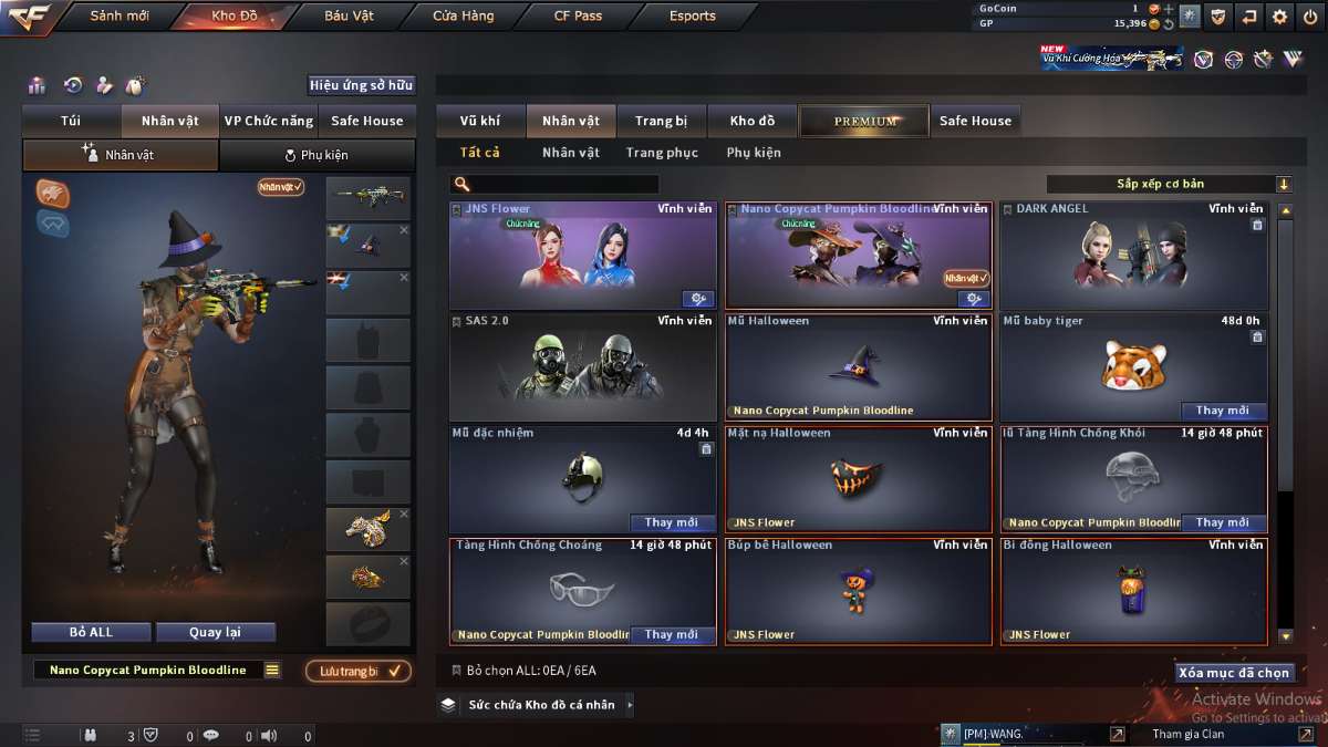 shop acc cf uy tin gia re